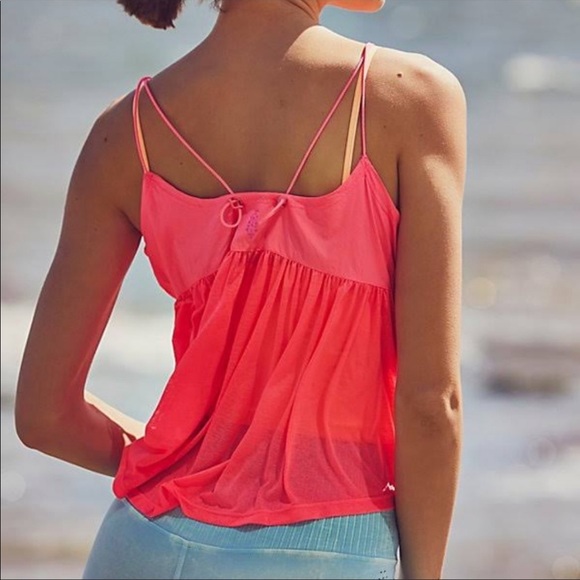 Free People Pink Tank/Shirt - Picture 5 of 6